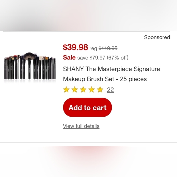 SHANY The Masterpiece Signature Makeup Brush Set - 25 pieces - Picture 11 of 16